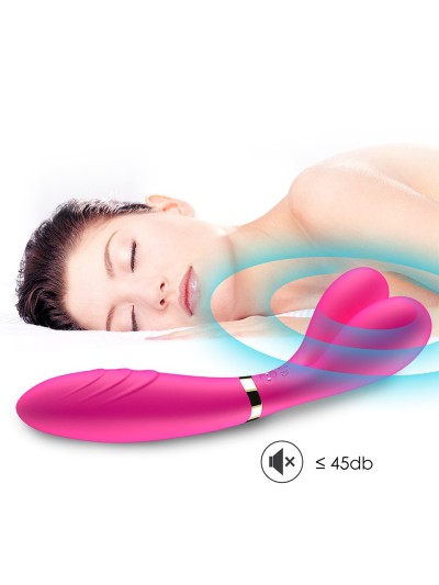 Vibromasseur Wand  rose en forme de Y avec 3 moteurs 