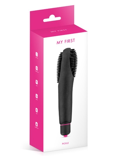 Vibromasseur noir à picots 7 vitesses 