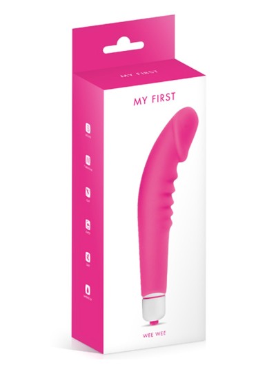 Vibromasseur stimulateur réaliste point G rose silicone 7 vitesses 