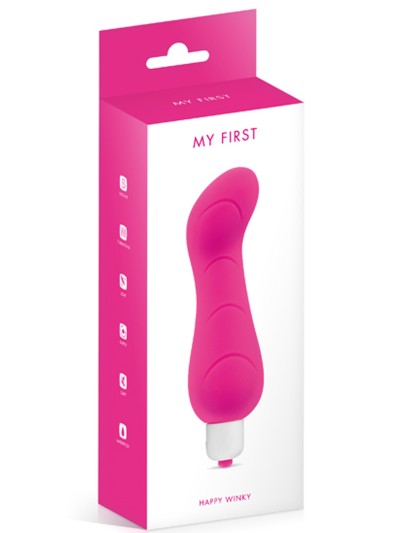 Vibromasseur rose 7 vitesses courbé point G waterproof 