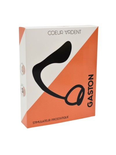 GASTON, Stimulateur Prostatique dans un silicone doux et lisse 