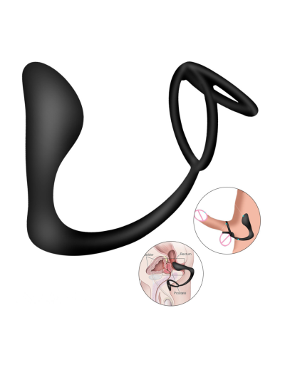 GASTON, Stimulateur Prostatique dans un silicone doux et lisse 