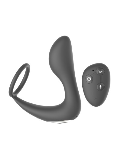 Stimulateur de prostate télécommandé avec micro décharge électrique et avec option commande vocale JUNO 