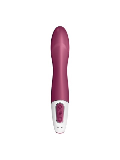 Vibromasseur chauffant connecté USB rouge Big Heat Satisfyer 