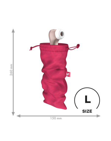 Sac de rangement sextoys rose taille L Treasure Bag Satisfyer 