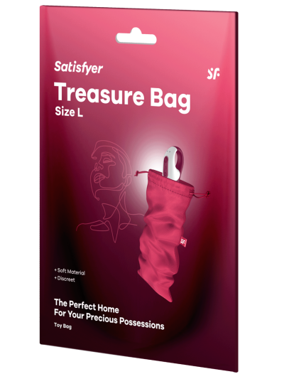 Sac de rangement sextoys rose taille L Treasure Bag Satisfyer 