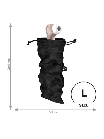 Sac de rangement sextoys noir taille L Treasure Bag Satisfyer 