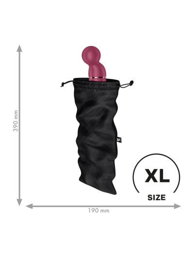 Sac de rangement sextoys noir taille XL Treasure Bag Satisfyer 