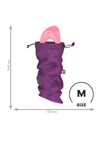 Sac de rangement sextoys violet taille M Treasure Bag Satisfyer 