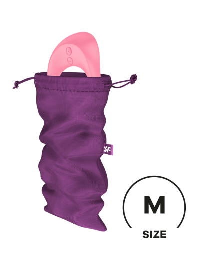 Sac de rangement sextoys violet taille M Treasure Bag Satisfyer 