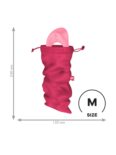 Sac de rangement sextoys rose taille M Treasure Bag Satisfyer 