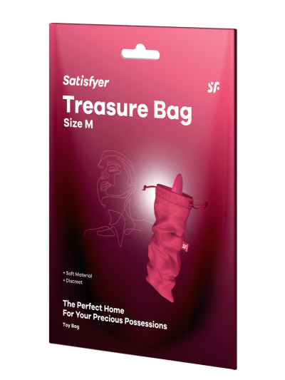 Sac de rangement sextoys rose taille M Treasure Bag Satisfyer 