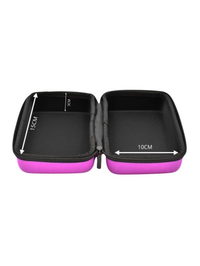 Boite de rangement coquée couleur violette 