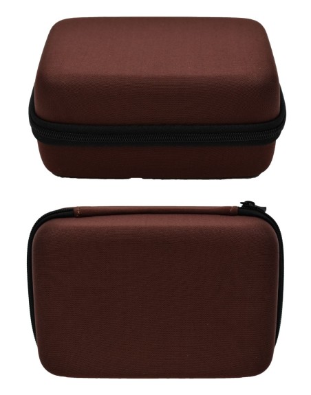 Boite de rangement coquée couleur marron 