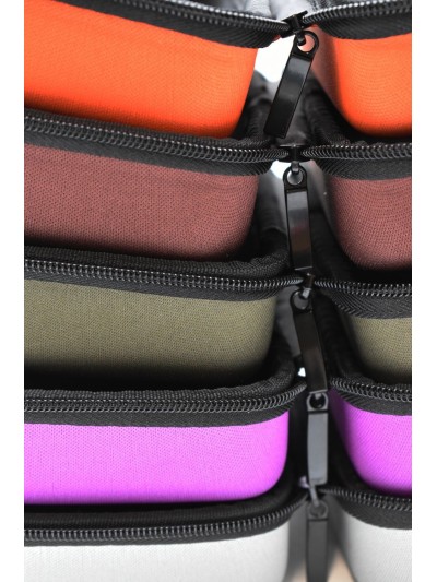 Boite de rangement coquée couleur marron 