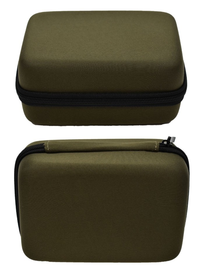 Boite de rangement coquée couleur kaki 