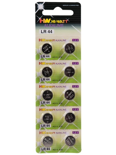 Boîte de 10 piles LR44 