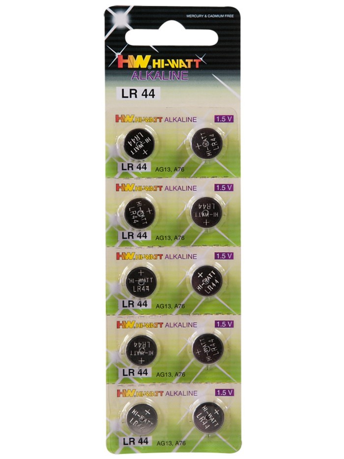 Boîte de 10 piles LR44 