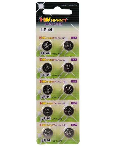 Boîte de 10 piles LR44 