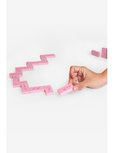 Jeu en bois DOMINO coquin 