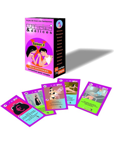 Jeu de cartes Vices et Delices 3 - Saison 3 