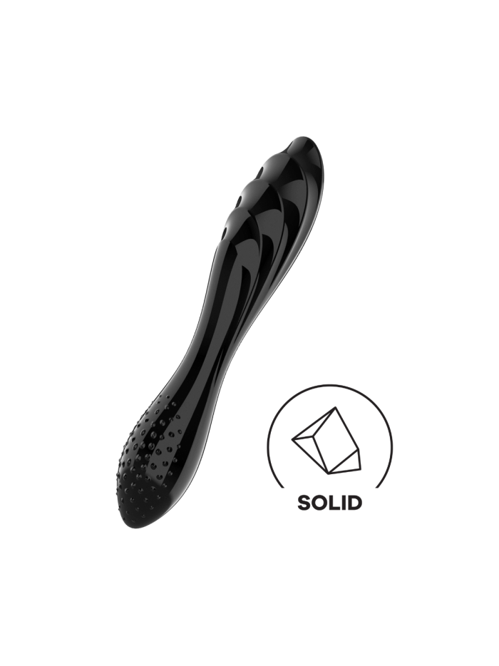 Gode en verre noir haute qualité Dazzling Crystal 1 Satisfyer 