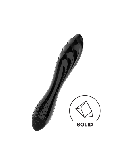 Gode en verre noir haute qualité Dazzling Crystal 1 Satisfyer 