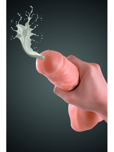 Gode ventouse réaliste éjaculateur 23 cm 