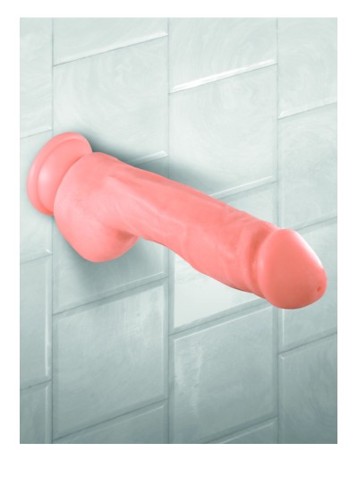 Gode ventouse réaliste éjaculateur 23 cm 