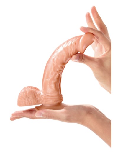 2 en 1 Gode ceinture interchangeable Tony 18 cm 