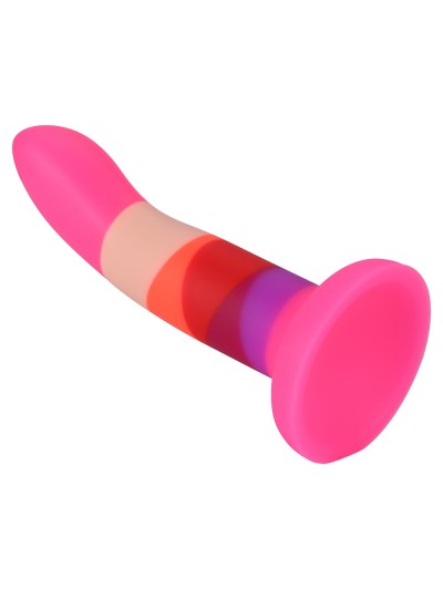 Gode ventouse 6 couleurs rose 