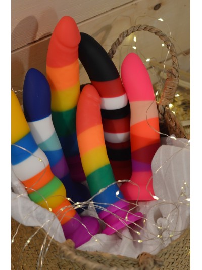 Gode ventouse 6 couleurs rose 