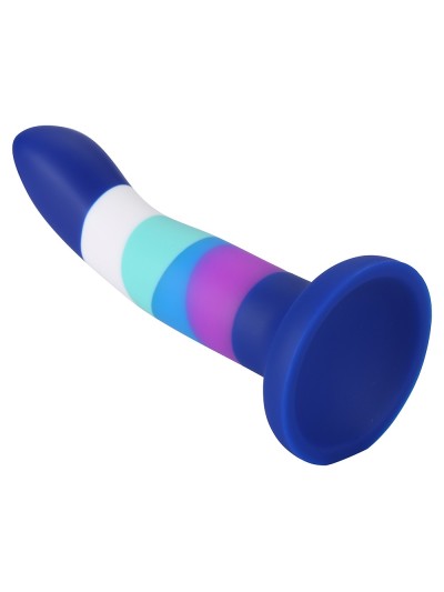 Gode ventouse 6 couleurs bleu 