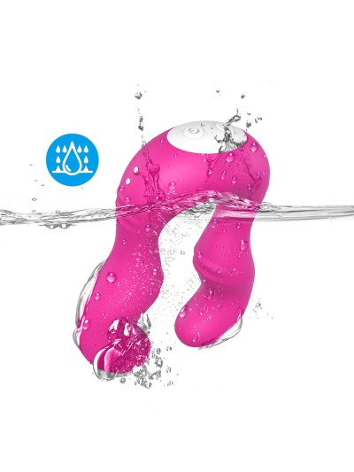 Vibromasseur Rose en forme de U double tête stimulateur point G 