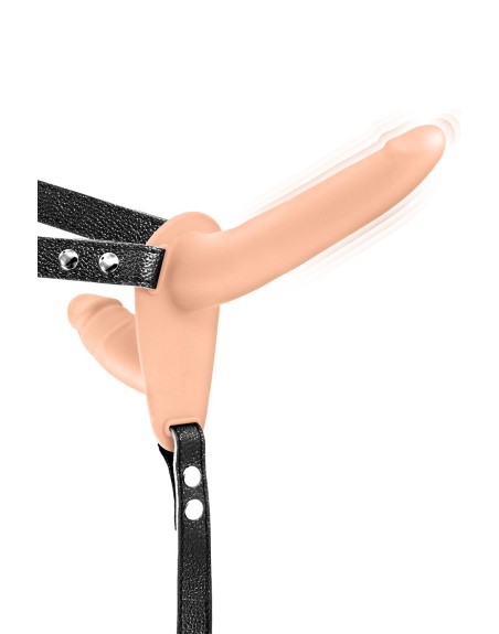 Double gode ceinture vibrant chair USB 