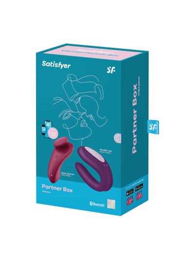 Coffret 2 sextoys connectés Partner Box 1 Satisfyer 