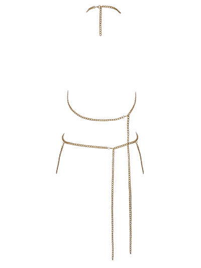 Chaines de corps en métal doré 