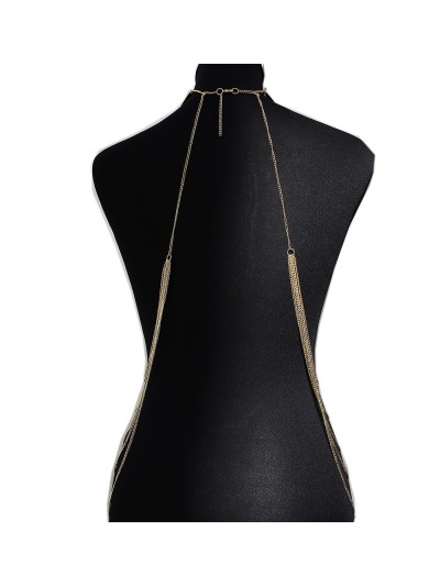 Bijou Tour de cou avec chaines de corps doré 