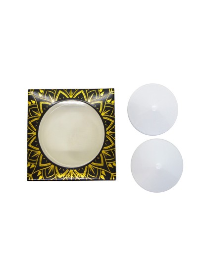 Nipple Métal blanc Cache tétons cône 