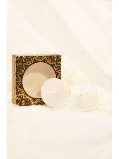 Nipple Métal blanc Cache tétons cône 