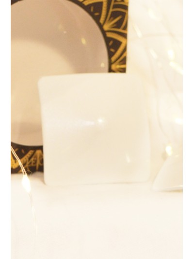 Nipple Métal blanc Cache tétons carré 