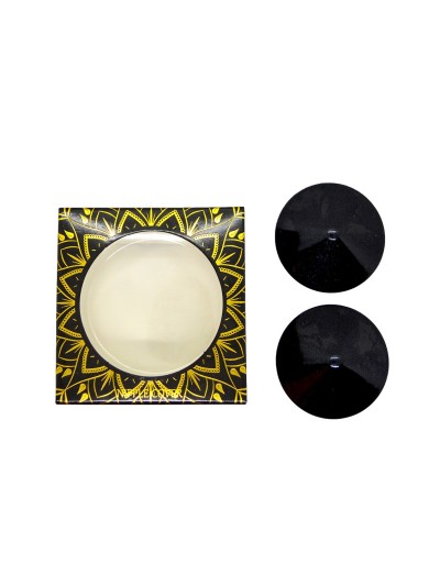 Nipple Métal noir Cache tétons cône 