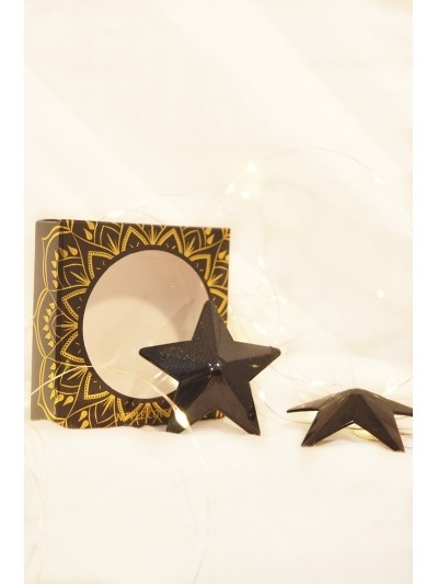 Nipple Métal noir Cache tétons d'étoile 