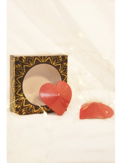 Nipple Métal rouge Cache tétons cœur 