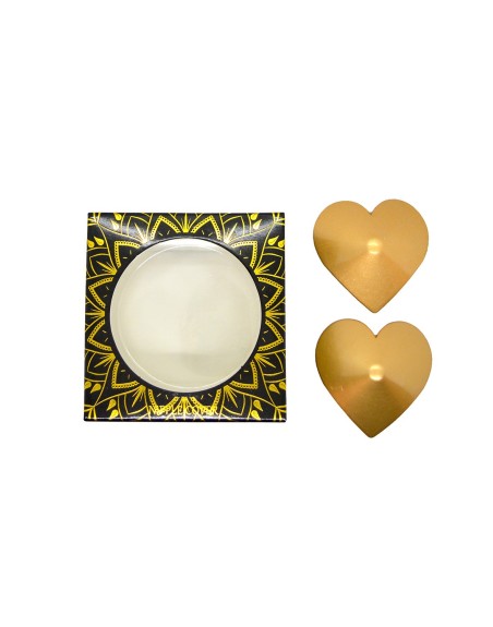 Nipple Métal doré Cache tétons cœur 
