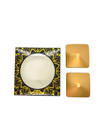 Nipple Métal doré Cache tétons carré 