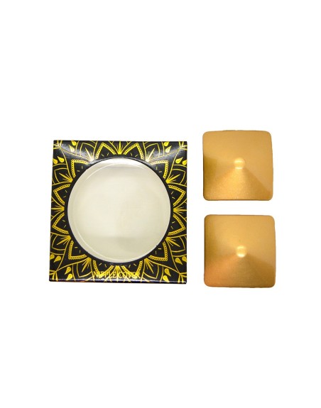 Nipple Métal doré Cache tétons carré 