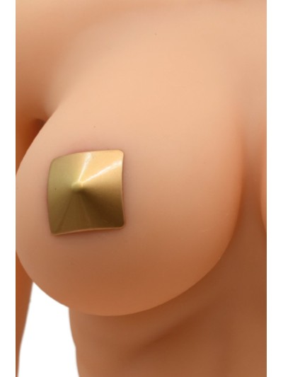 Nipple Métal doré Cache tétons carré 