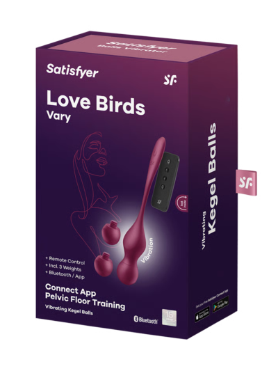 Boules de geisha vibrantes Satisfyer Love Birds Vary 