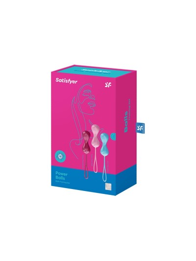 Set de 3 boules de Geisha effet vibrante Power Balls Satisfyer 